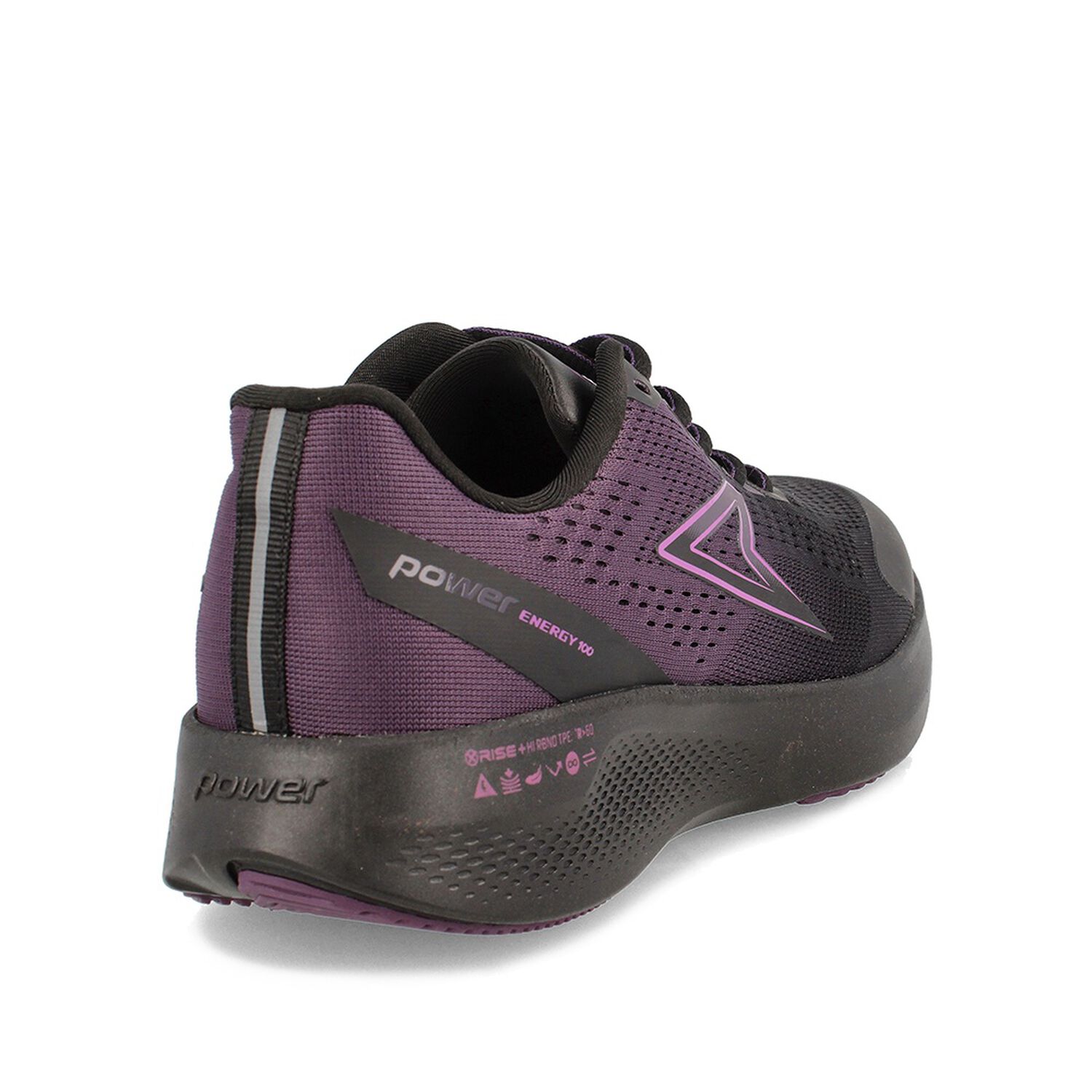 Zapatilla Mujer Power Xorise+100 Rn Eros2 Negro-morado image number 3.0
